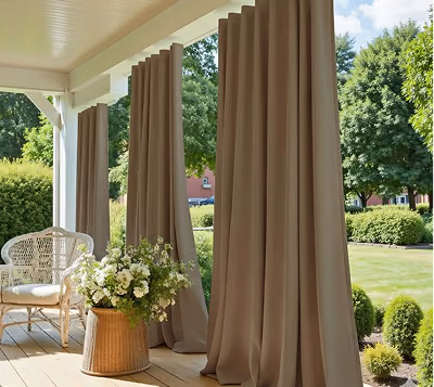 Luxury Balcony Curtains Dubai
