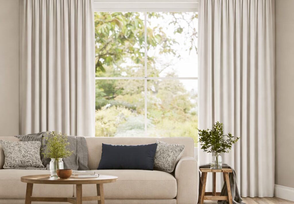 classic pinch pleat curtains Dubai