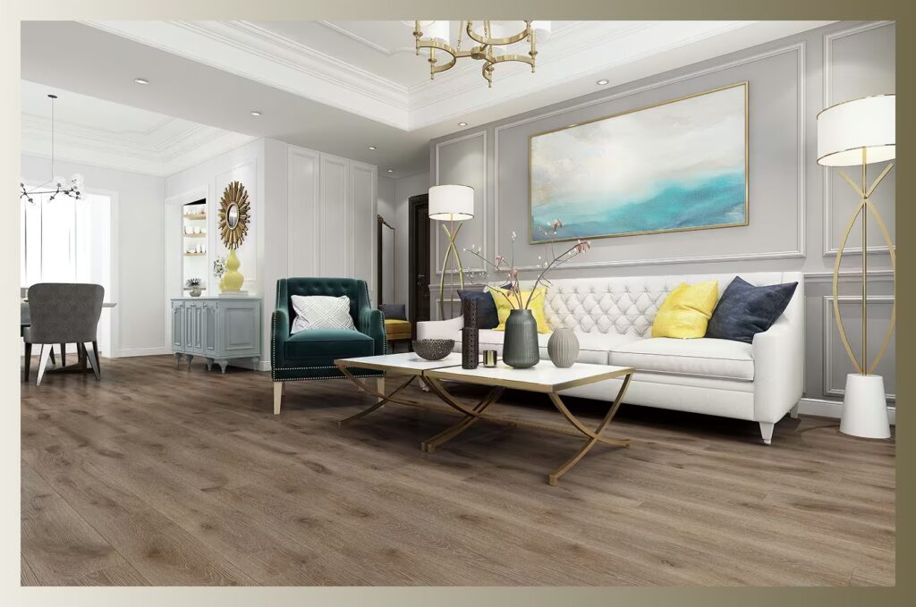 living room laminate flooring Dubai