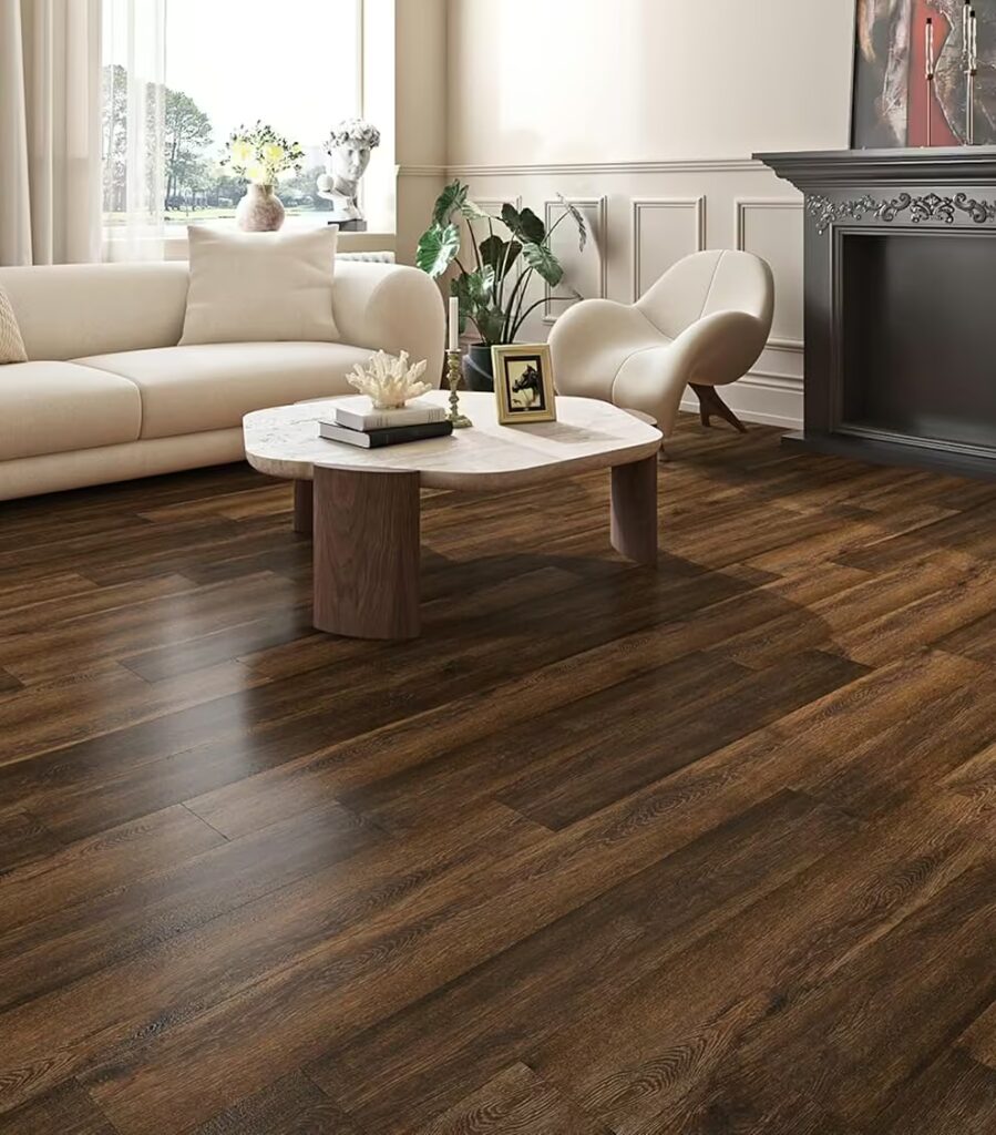 living room wooden flooring