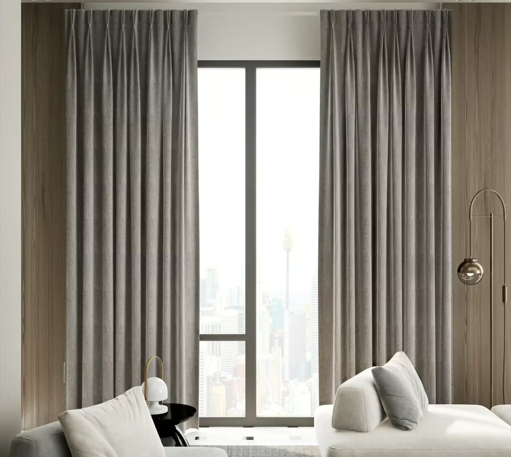 Pinch Pleat Curtains Dubai