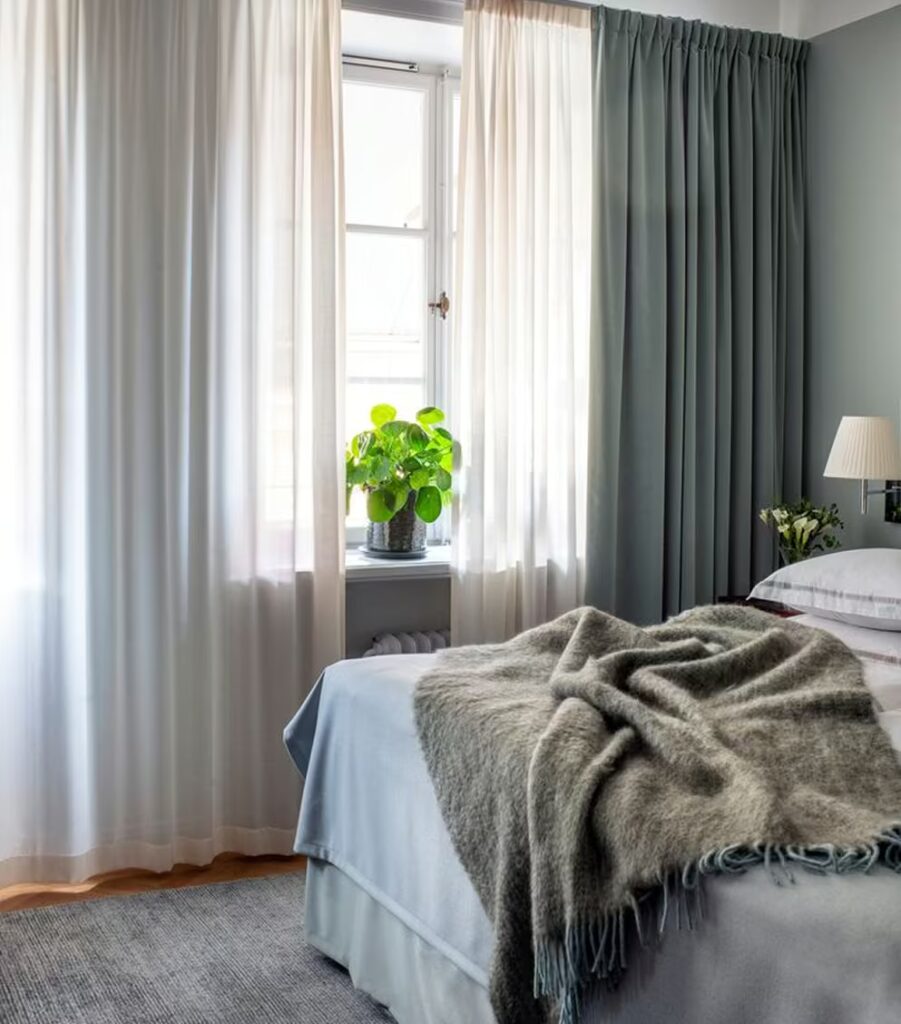 sheer bedroom curtains Dubai