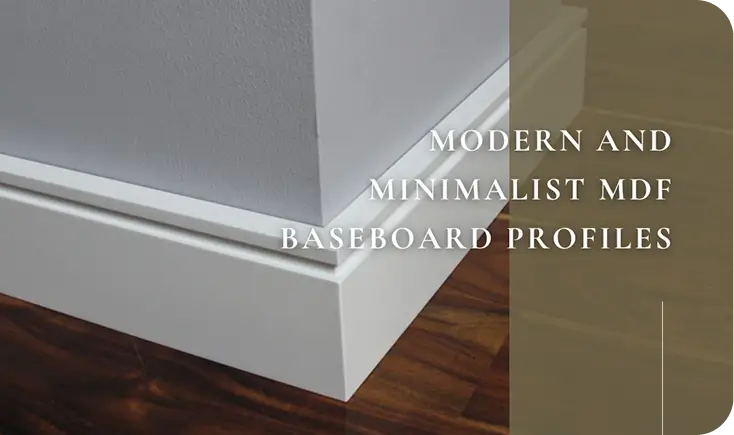 white MDF skirting board Dubai