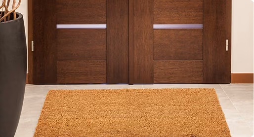 stylish coir doorstep mats