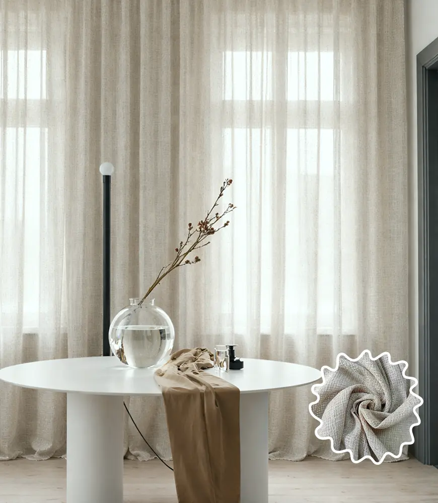 sheer curtains
