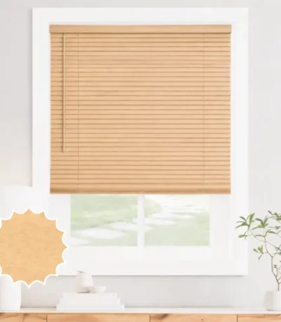 wooden blinds