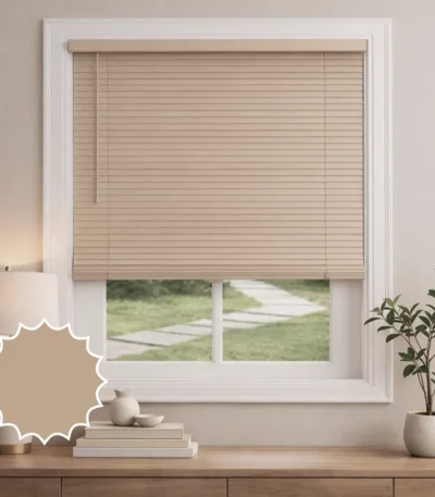 wooden blinds