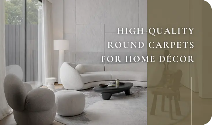 decorative round rugs