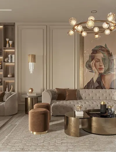luxury villa painting Dubai