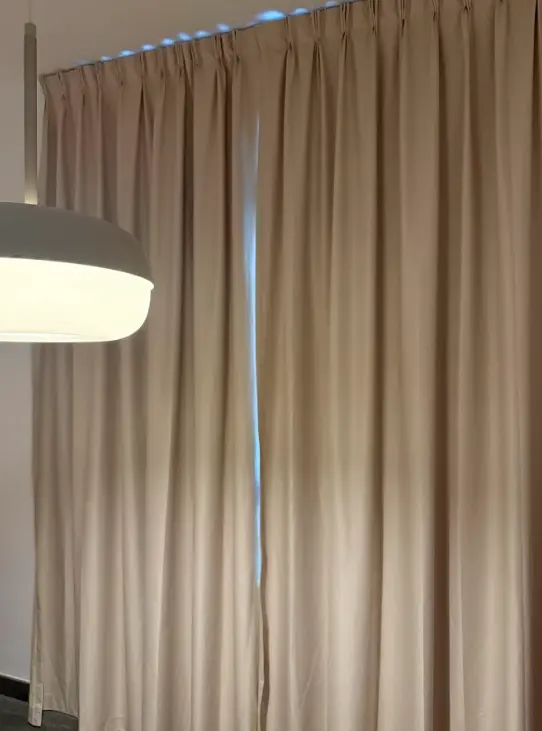 blackout curtains luxury villa
