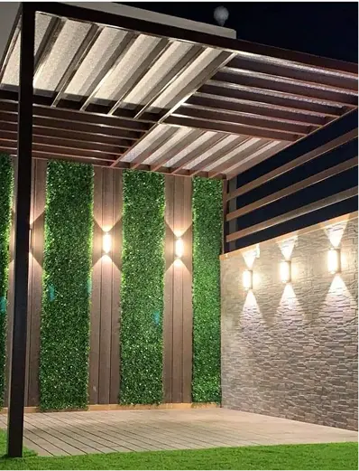 high density synthetic turf wall