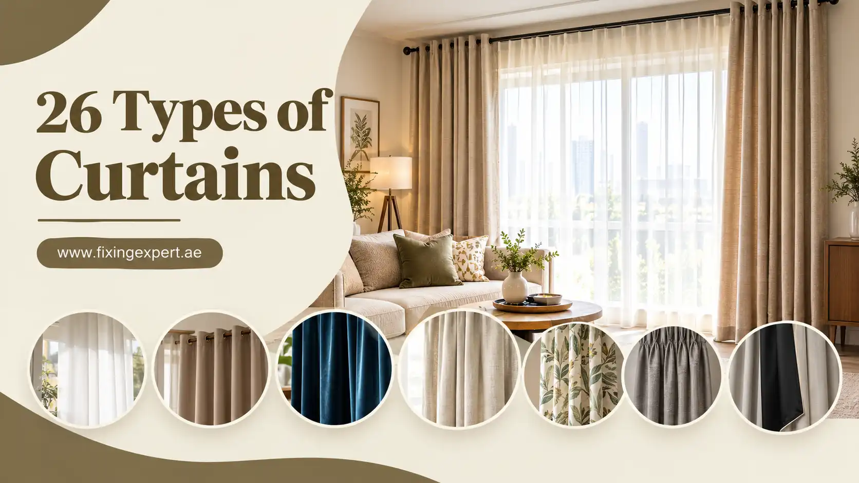 26 Types of Curtains - Fixng Expert