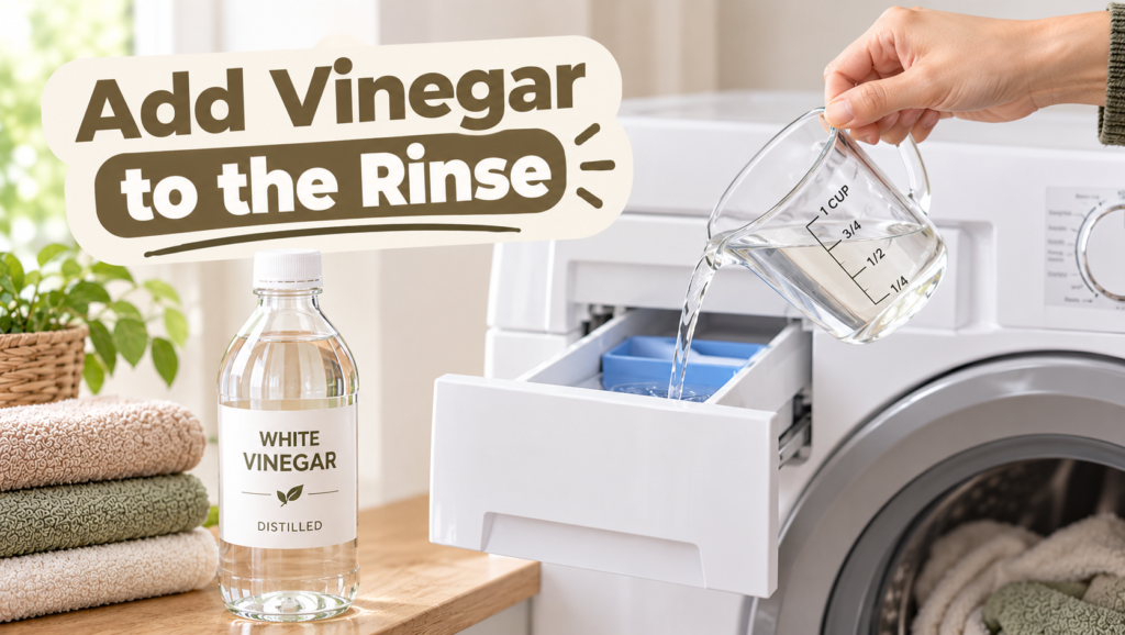 Add Vinegar to the Rinse