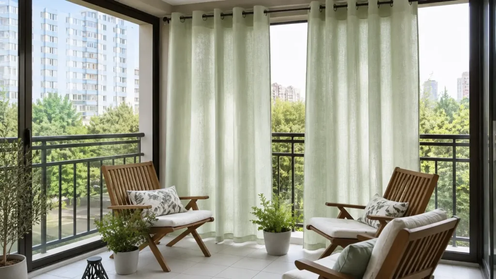 Balcony Curtains dubai