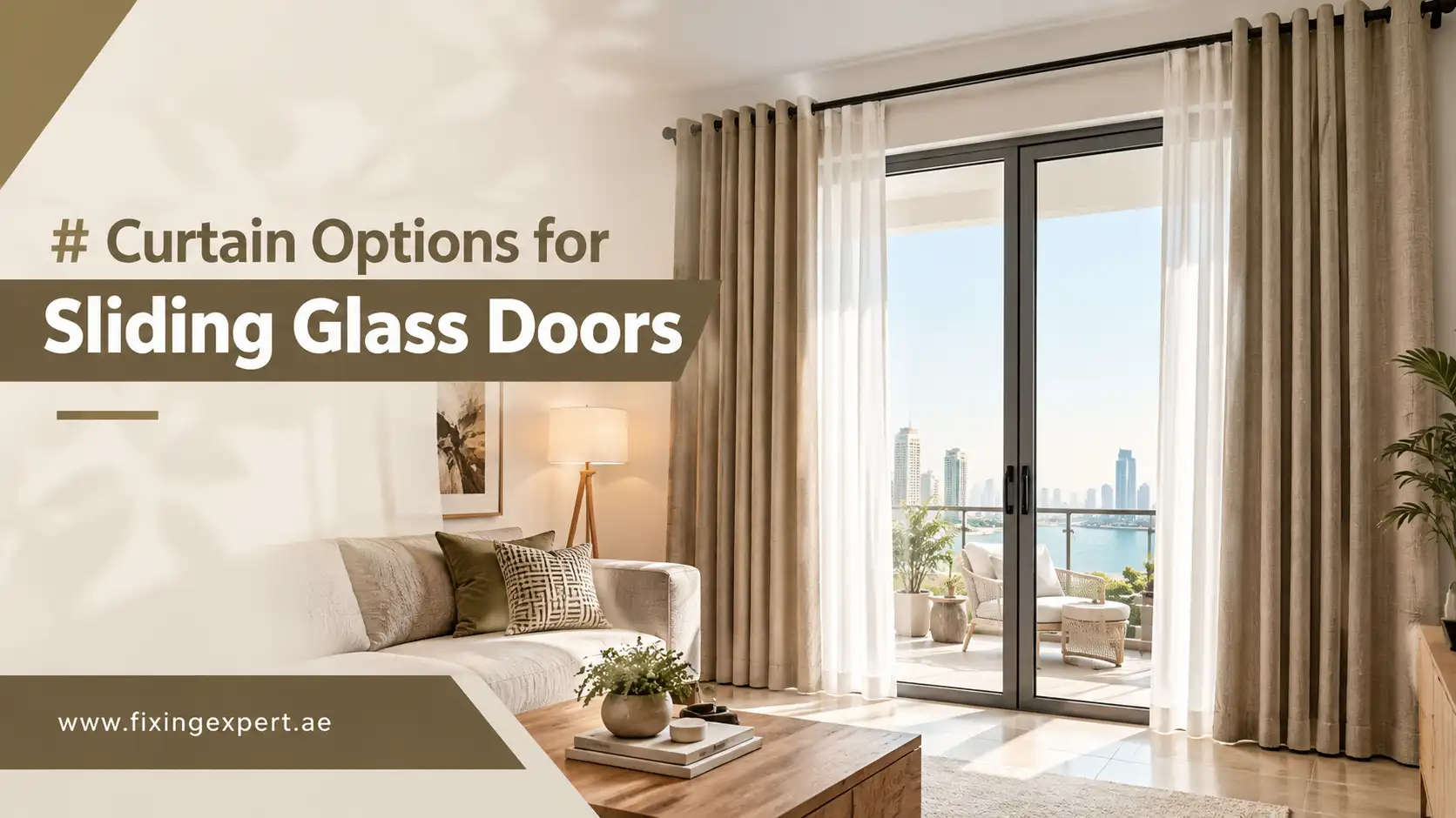 Curtain Options for Sliding Glass Doors - Fixing Expert