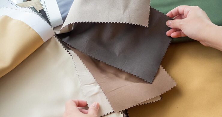 Curtain fabric sample