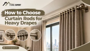 How to Choose Curtain Rods for Heavy Drapes - Fixng Expert