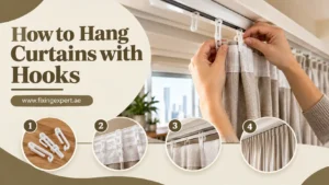 How to hang curtains with hooks -Fixing Expert