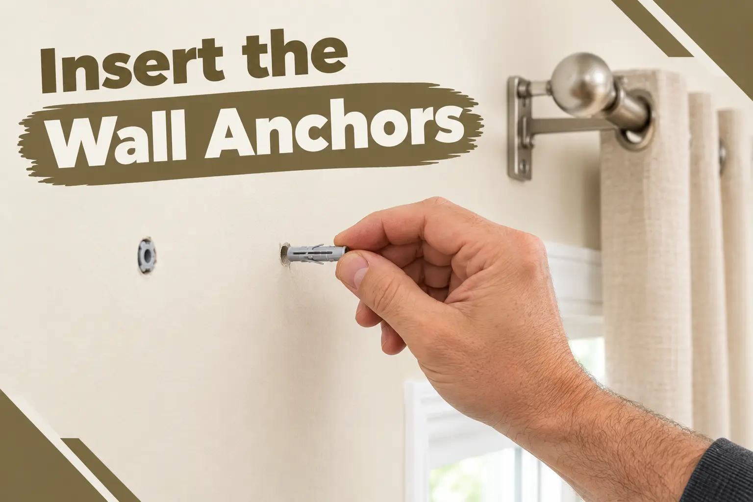 Insert the Wall Anchors