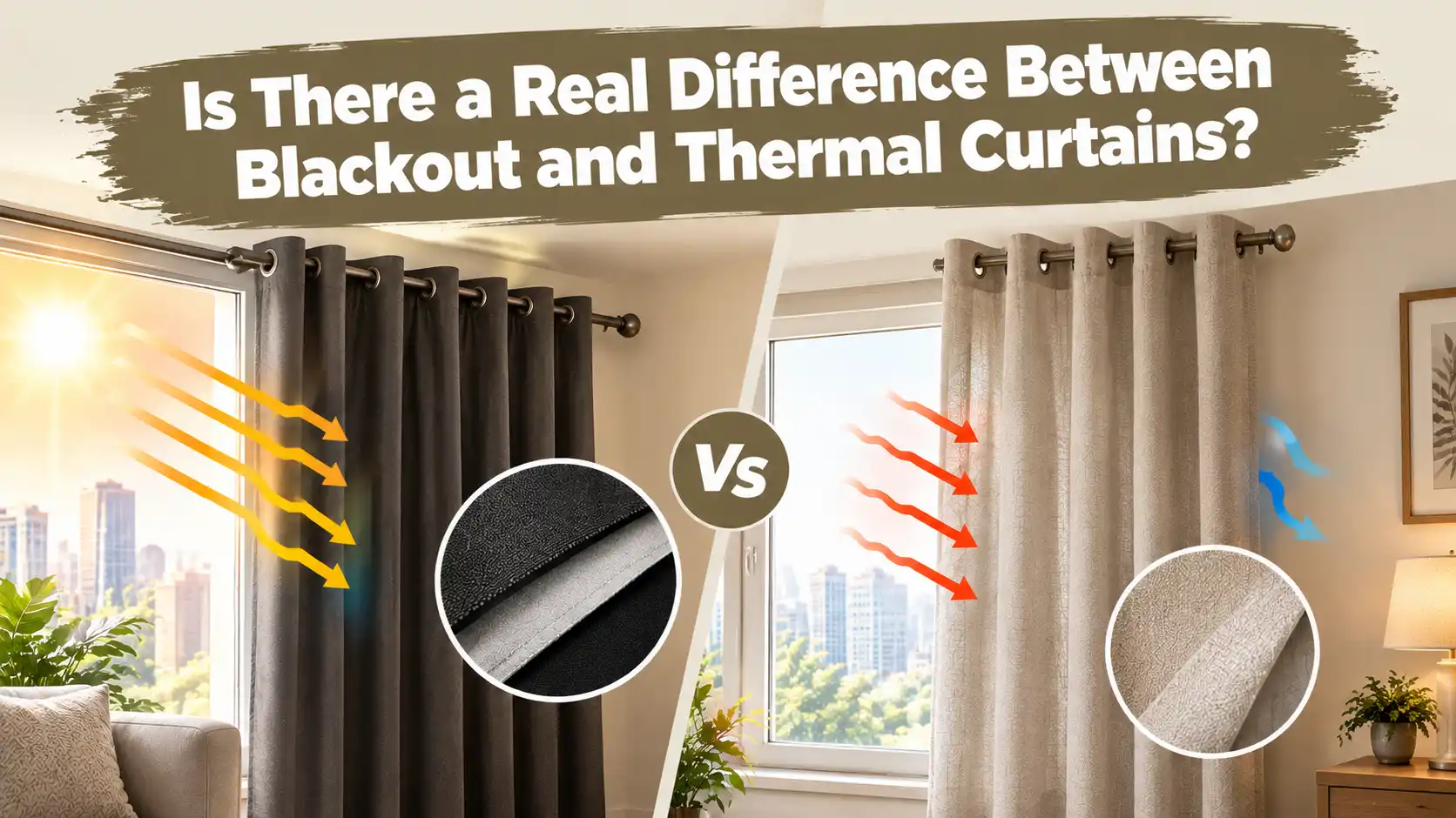 Is There a Real Difference Between Blackout and Thermal Curtains