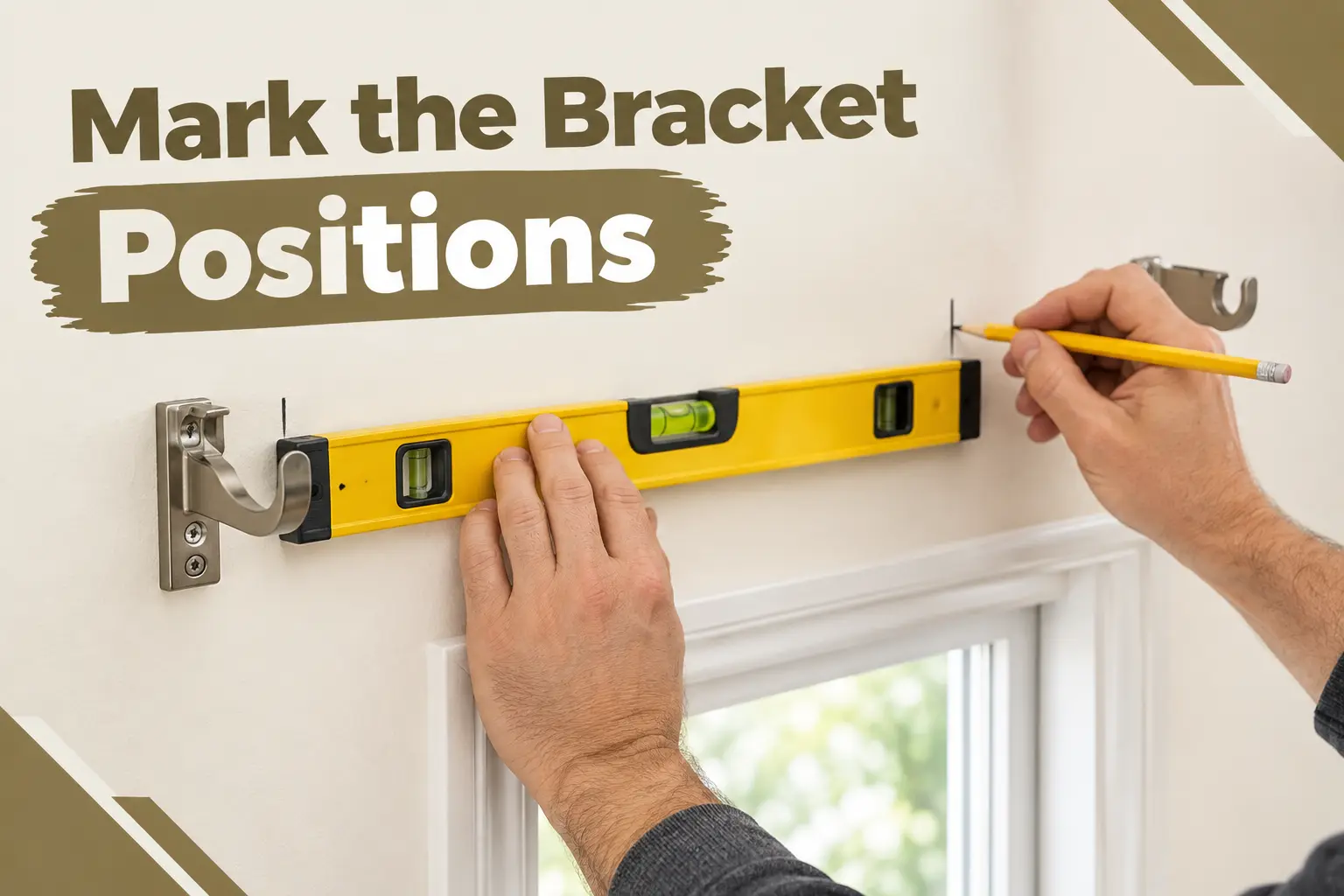 Mark the Bracket Positions