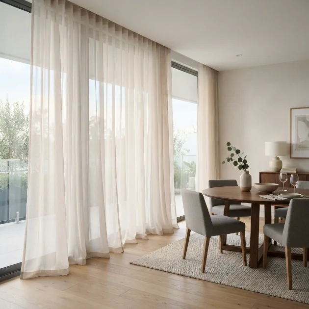 Polyester sheer curtains dubai