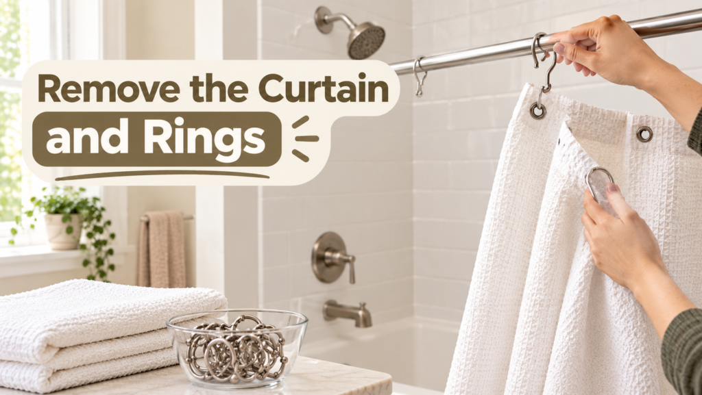 Remove the Curtain and Rings
