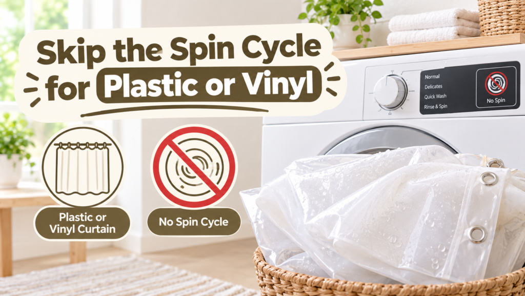 Skip the Spin Cycle for Plastic or Vinyl