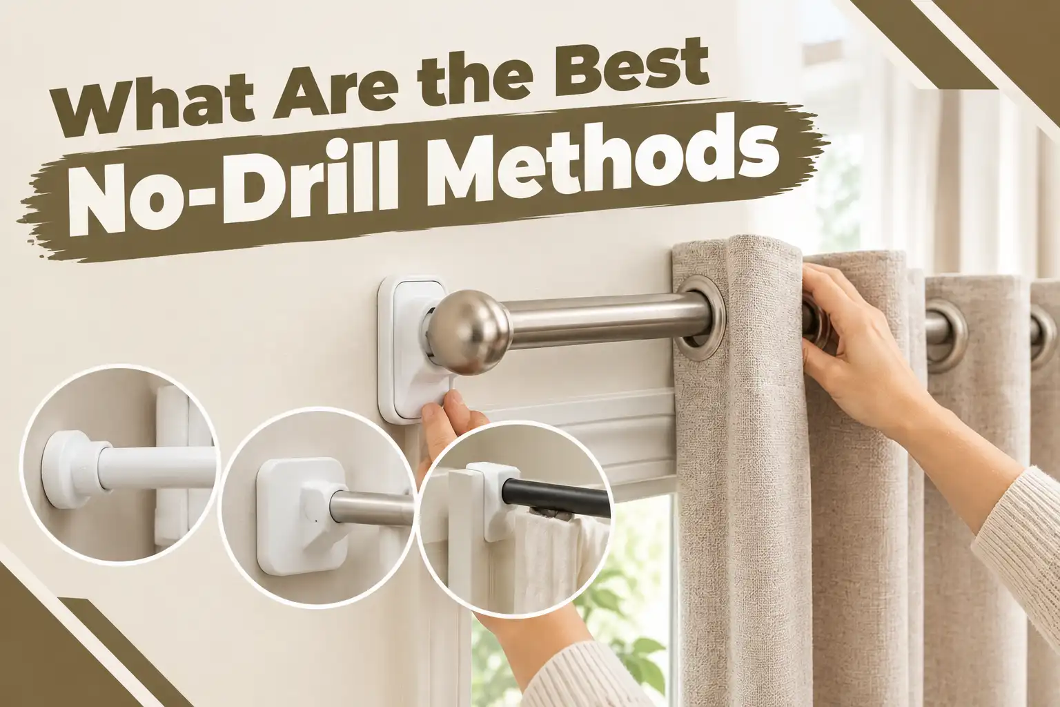 What Are the Best No-Drill Methods