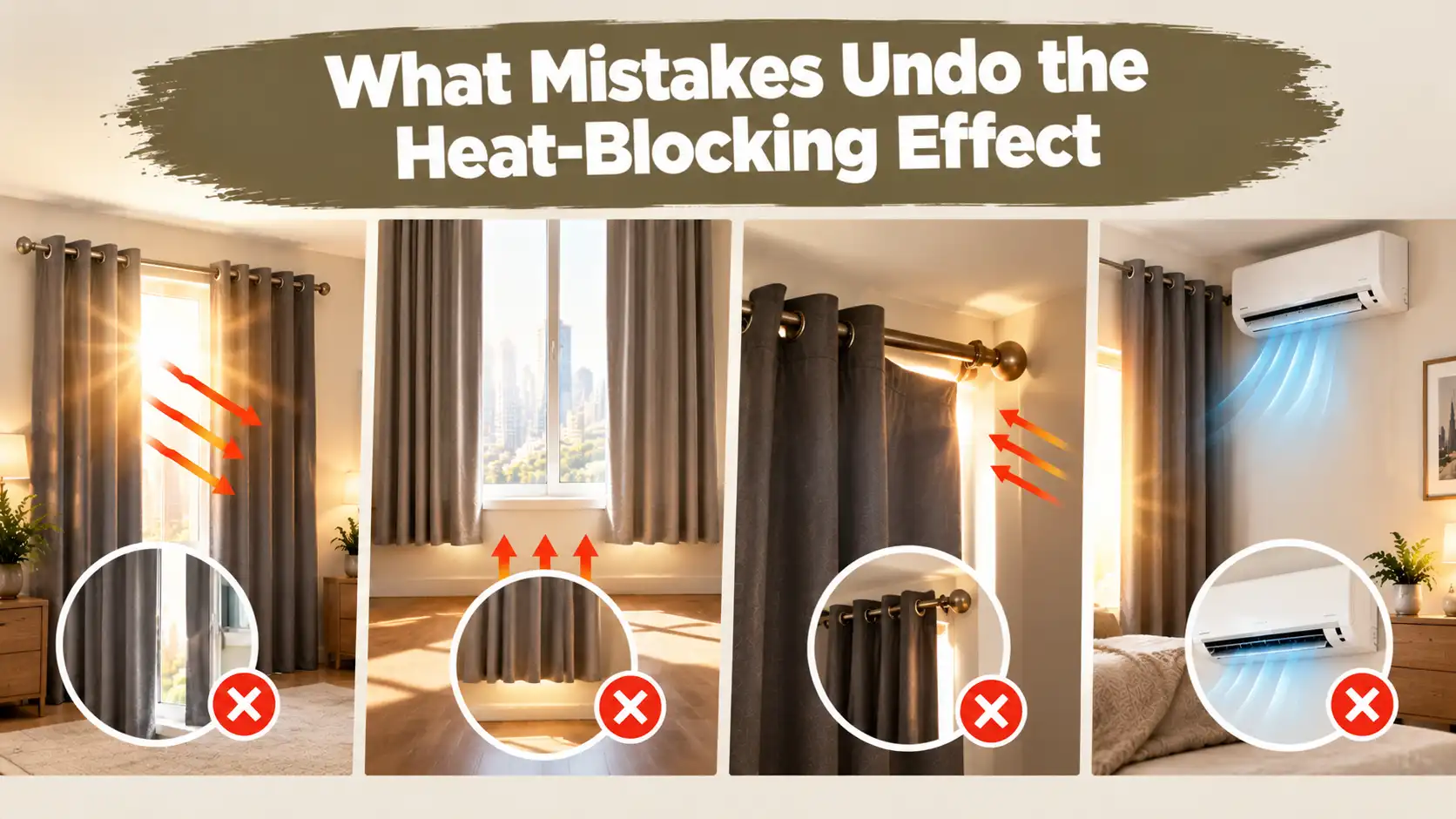 What Mistakes Undo the Heat-Blocking Effect