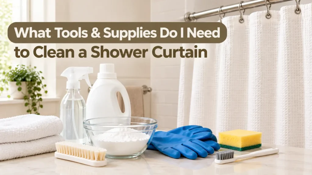 What Tools & Supplies Do I Need to Clean a Shower Curtain