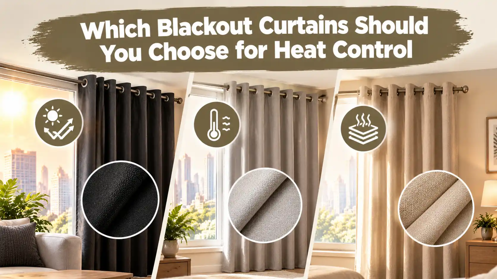 Which Blackout Curtains Should You Choose for Heat Control