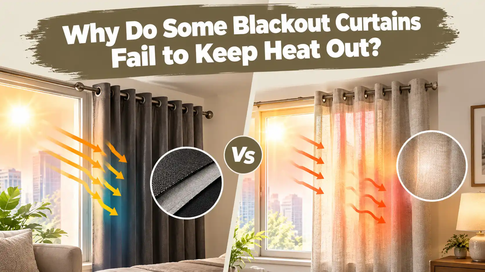 Why Do Some Blackout Curtains Fail to Keep Heat Out