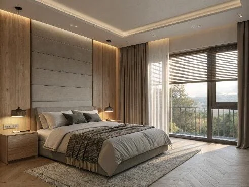 bedroom soundproof curtain