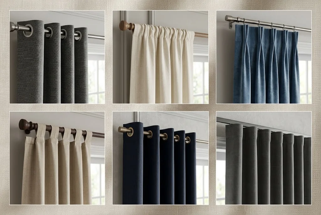 curtain header styles