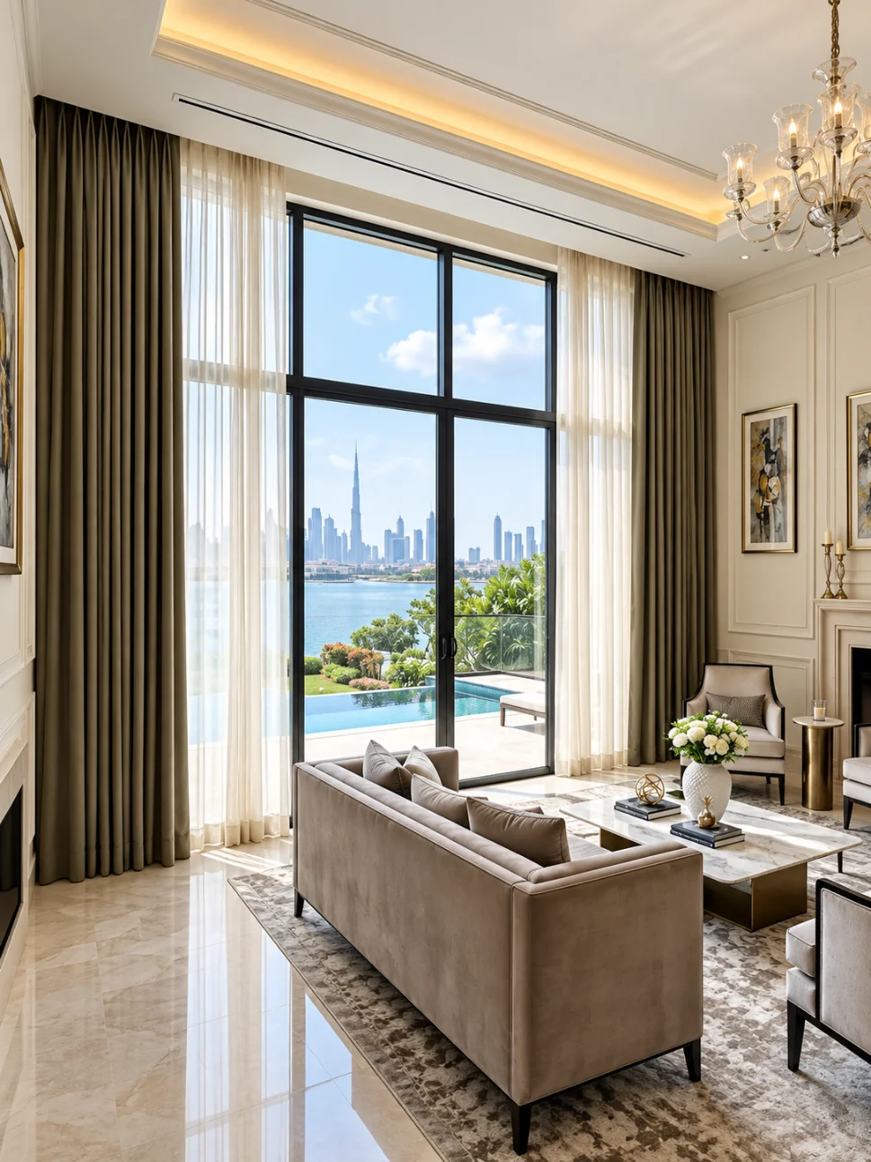 decorative curtains for living room
