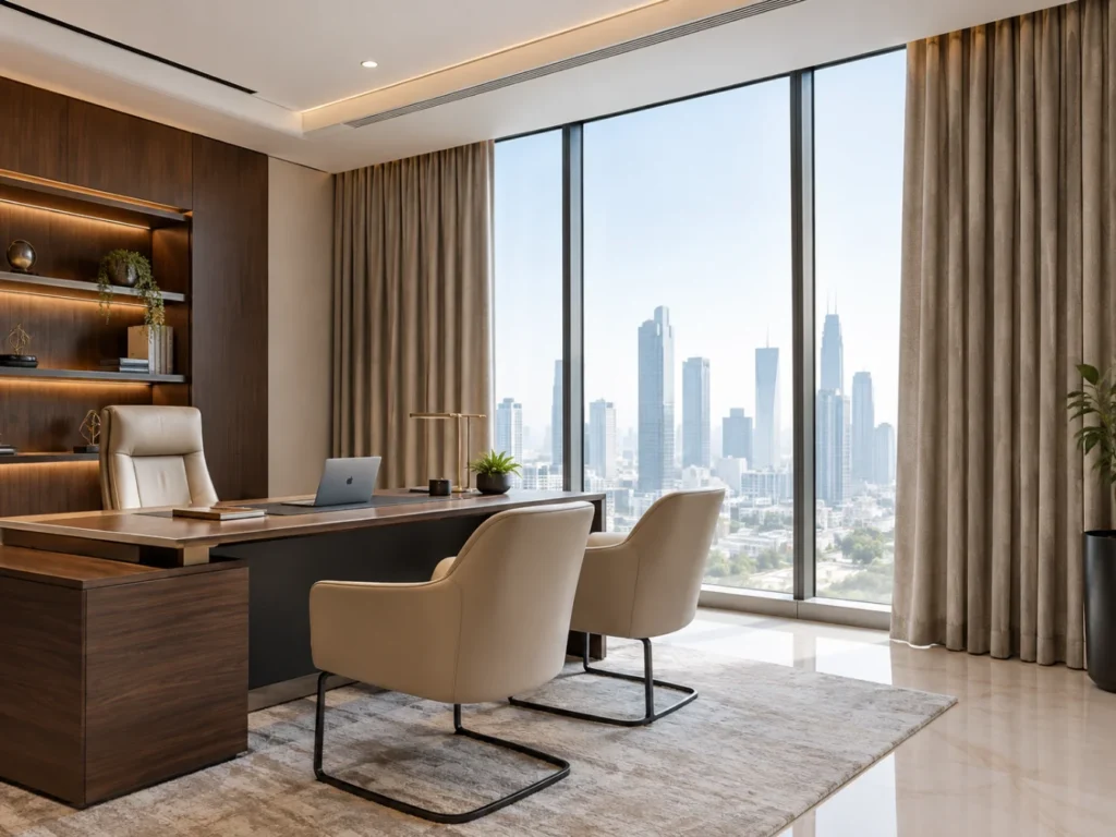executive office curtains Dubai