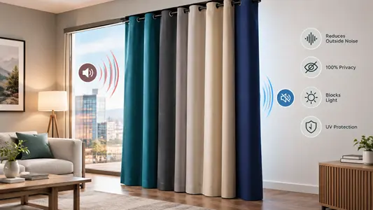 five layer soundproof curtains