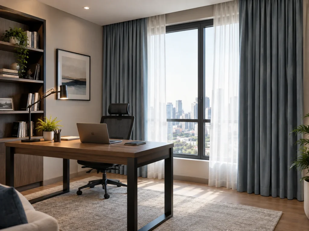 home office curtains Dubai