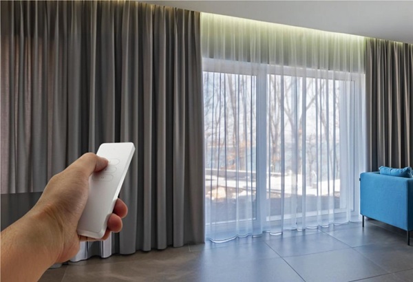 motorized curtain dubai
