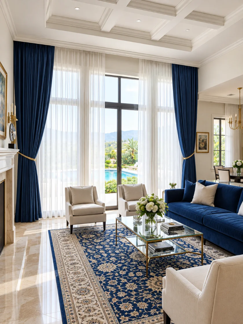 sophisticated living room curtains
