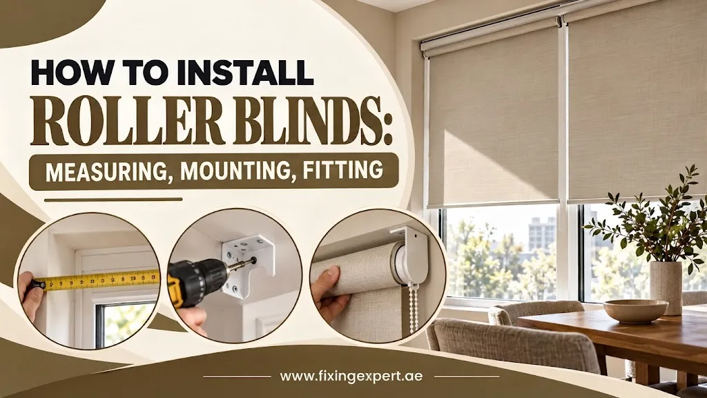How to install Roller Blinds