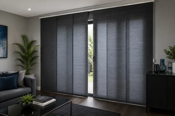 panel blinds tile