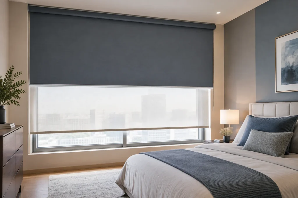 roller blinds for bedroom