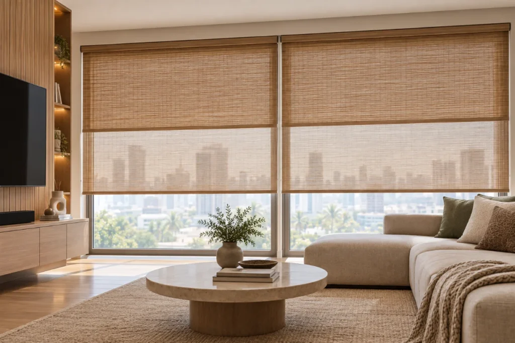 roller blinds for living room